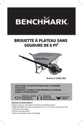 Benchmark 5160-263 Manuel D'utilisation