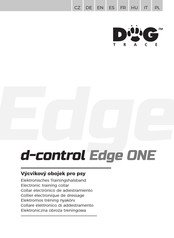 Dog trace d-control Edge ONE Mode D'emploi