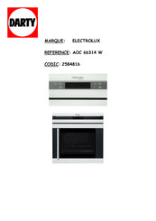 Electrolux ARTHUR MARTIN AOC 66314 W Notice D'utilisation