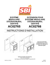 SBI AC02765 Instructions D'installation