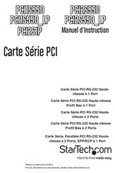 StarTech PCI2S550 Manuel D'instructions