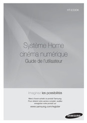 Samsung HT-E330K Guide De L'utilisateur