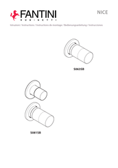 Fantini Rubinetti NICE S081SB Instructions De Montage