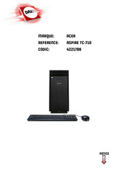 Acer ASPIRE TC-710 Manuel D'utilisation