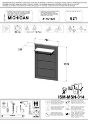 Forte MICHIGAN X1FC1621 Instructions De Montage