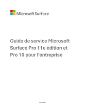 Microsoft Surface Pro 11e Guide De Service