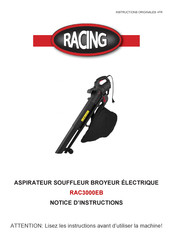 Racing RAC3000EB Notice D'instructions