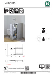 Kesseböhmer bathBOX15 Mode D'emploi