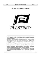 Plastimo AT 50 Notice Constructeur