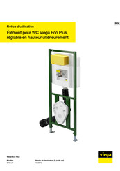 Viega 8161.21 Notice D'utilisation