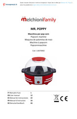 Melchioni Family MR. POPPY 118370002 Mode D'emploi