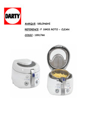 DeLonghi F 18433.ROTO + CLEAN Mode D'emploi