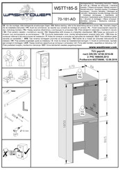 WASHTOWER WSTT185-S Notice De Montage