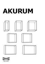 IKEA AKURUM Mode D'emploi