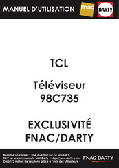 TCL 98C735 Mode D'emploi