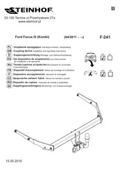 Steinhof F-241 Notice De Montage Et D'utilisation