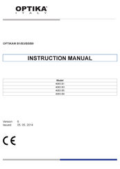 Optika Italy OPTIKAM B1 Manuel D'utilisation