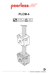 peerless-AV PLCM-4 Instructions De Montage