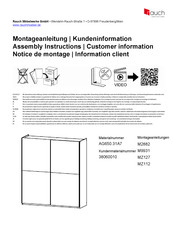 Rauch Saturn AG650.31A7 Notice De Montage