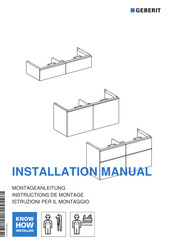 Geberit iCon 502309JH1 Instructions De Montage