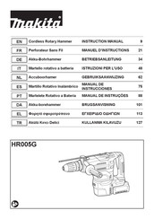 Makita HR005GZ Manuel D'instructions