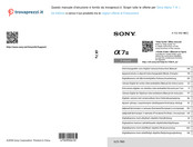 Sony ILCE-7M3 Mode D'emploi