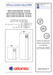 Atlantic effinox condens duo 5034 IR Notice De Référence