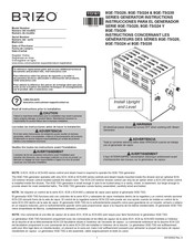 Brizo 8GE-TSG30 Serie Mode D'emploi