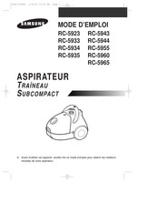 Samsung RC-5960 Mode D'emploi