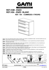 Gami ENZO H3M 164 Instructions De Montage