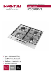 Inventum IKG6012RVS Mode D'emploi