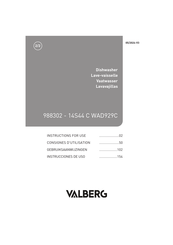 VALBERG 14S44 D WAD929C Consignes D'utilisation