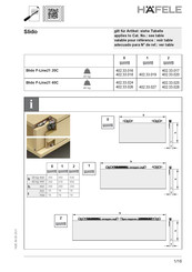 Häfele 402.33.017 Instructions De Montage