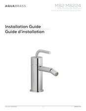 aquabrass MB224 Guide D'installation