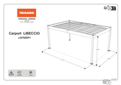 Trigano Jardin LIBECCIO J-87925P1 Instructions De Montage