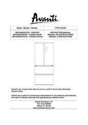 Avanti FFFD150H3S Manuel D'instructions