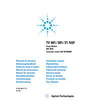 Agilent Technologies TV 321 NSF Notice De Mode D'emploi