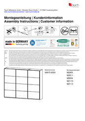 Rauch KOLUNA 69975.6550 Instructions De Montage