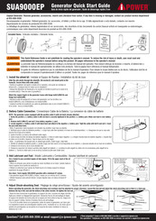 iPower SUA9000EP Guide De Démarrage Rapide