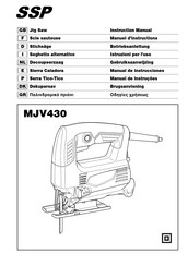 SSP MJV430 Manuel D'instructions