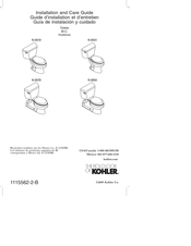 Kohler K-3652-T-G9 Guide D'installation Et D'entretien