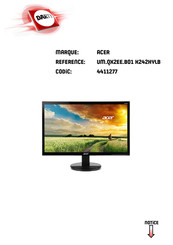 Acer K242HYL Guide De L'utilisateur