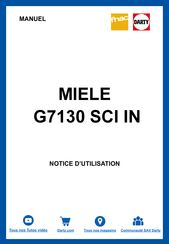 Miele G 7131 Mode D'emploi