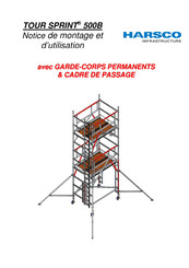 Harsco SPRINT 500B Notice De Montage Et D'utilisation