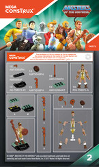 Mega Construx MASTERS OF THE UNIVERSE Teela Mode D'emploi