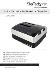 StarTech SATDOCK22R Guide De L'utilisateur