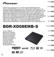 Pioneer BDR-XD08EMB-S Manuel De L'utilisateur