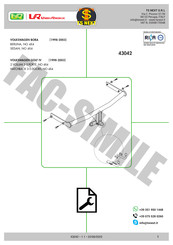 UMBRA RIMORCHI 43042 Instructions De Montage