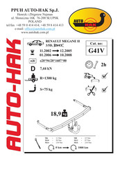 AUTO-HAK G41V Instructions De Montage