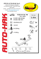 AUTO-HAK L18A Instructions De Montage